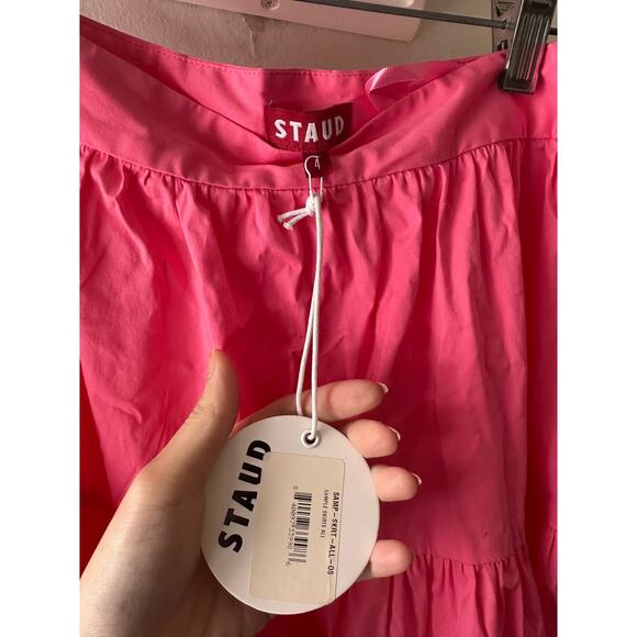 STAUD Lucca Midi Skirt 4 - Picture 4 of 4